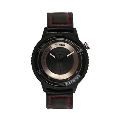 ساعت مچی عقربه ای مردانه می تینا مدل m 866 رنگ مشکی