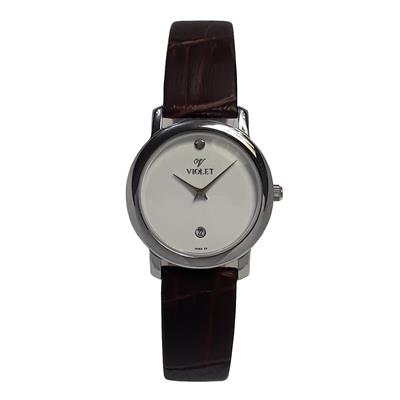 ساعت مچی عقربه ای زنانه ویولت مدل 0272l 1leather