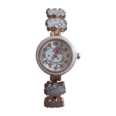 ساعت مچی عقربه ای دخترانه طرح کیتی مدل kiti 04