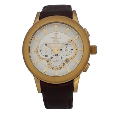 ساعت مچی عقربه ای مردانه ویولت مدل 0098g 2leather