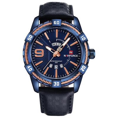 ساعت مچی عقربه ای مردانه نیوی فورس مدل nf9117m bebe