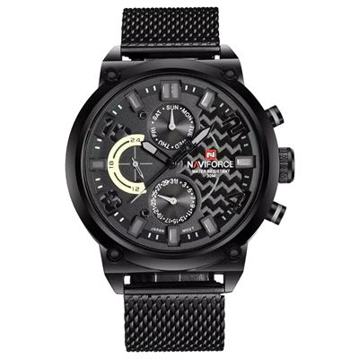 ساعت مچی عقربه ای مردانه نیوی فورس مدل nf9068sm bgyb