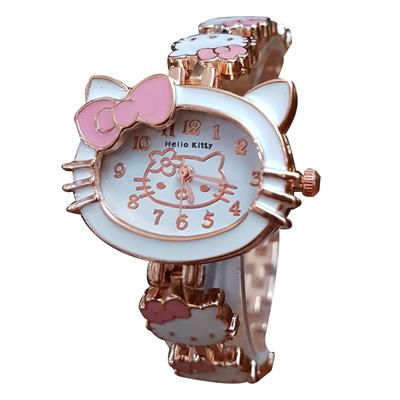 ساعت مچی عقربه ای دخترانه و بچگانه کیتی کد kiti 03