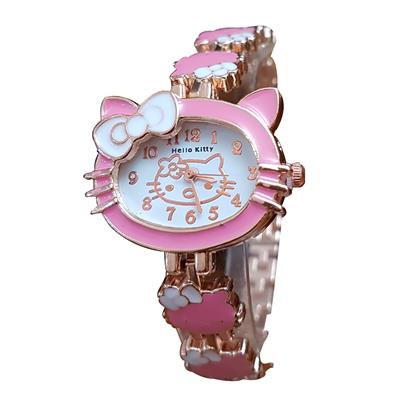 ساعت مچی عقربه ای دخترانه و بچگانه کیتی مدل kiti 01