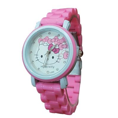 ساعت مچی عقربه ای دخترانه و بچگانه کیتی مدل kr01