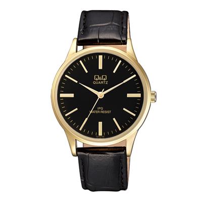 ساعت مچی عقربه ای مردانه کیو اند کیو مدل c214j102y به همراه دستمال مخصوص برند کلین واچ