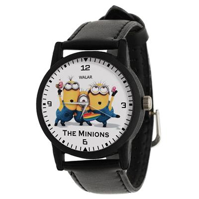 ساعت مچی عقربه ای والار طرح مینیونز کد lf2033