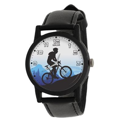 ساعت مچی عقربه ای والار طرح دوچرخه سواری کد lf2030