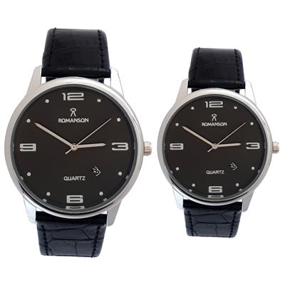 ست ساعت مچی عقربه ای زنانه و مردانه مدل 8879s