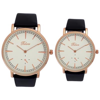 ست ساعت مچی عقربه ای زنانه و مردانه تیلوو مدل 8546