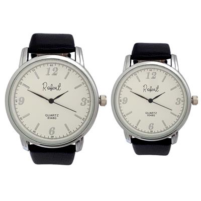 ست ساعت مچی عقربه ای زنانه و مردانه رولیت مدل 8348g