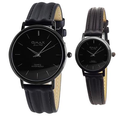 ست ساعت مچی عقربه ای زنانه و مردانه اوماکس مدل sc7491m22is