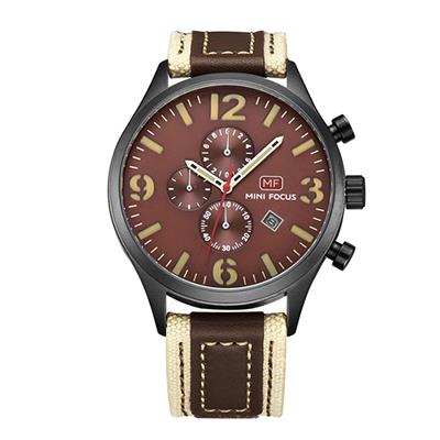 ساعت مچی عقربه ای مینی فوکوس مدل mf0003g02
