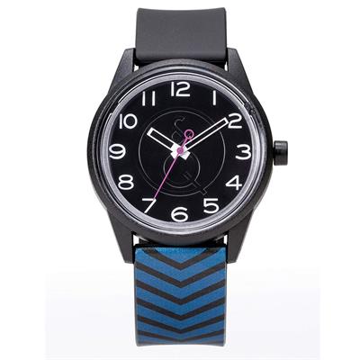 ساعت مچی عقربه ای کیو اند کیو مدل سولار rp00j053y به همراه دستمال مخصوص برند کلین واچ