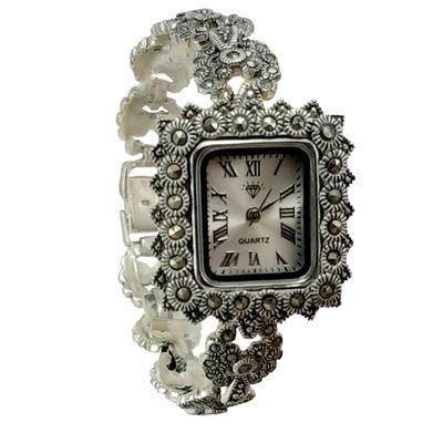 ساعت مچی عقربه ای نقره زنانه کد dn108