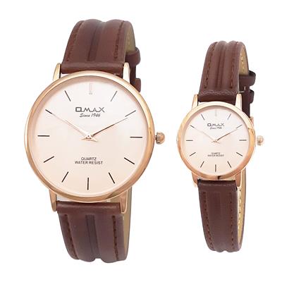 ست ساعت مچی عقربه ای زنانه و مردانه اوماکس مدل sc7491r85