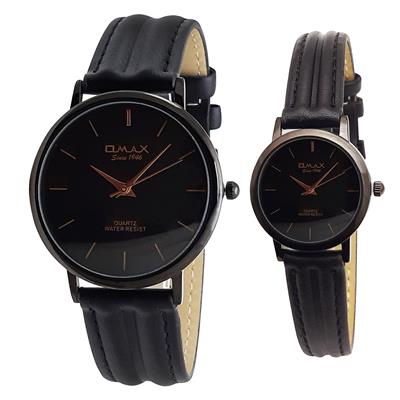 ست ساعت مچی عقربه ای زنانه و مردانه اوماکس مدل sc7491m22