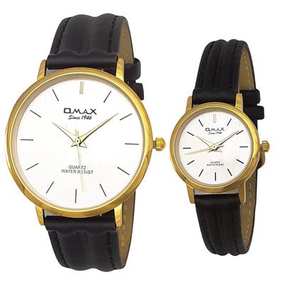 ست ساعت مچی عقربه ای زنانه و مردانه اوماکس مدل sc7491g62