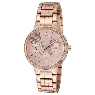 ساعت مچی عقربه ای زنانه تیتان مدل t95058wm02
