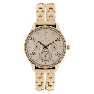 ساعت مچی عقربه ای زنانه تیتان مدل t95040wm01