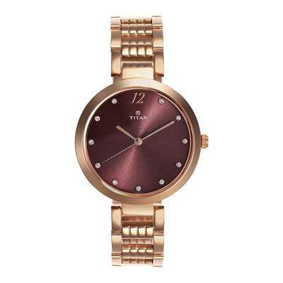 ساعت مچی عقربه ای زنانه تیتان مدل t2480wm02