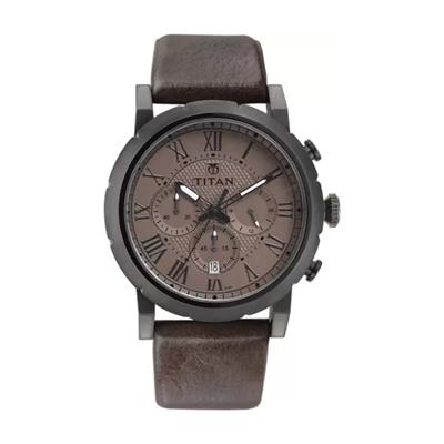 ساعت مچی عقربه ای مردانه تیتان مدل t90050ql02
