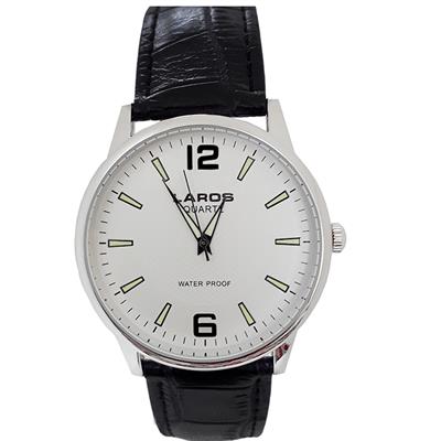 ساعت مچی عقربه ای مردانه لاروس مدل 75061s به همراه جاسوییچی طرح ابزار