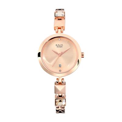 ساعت مچی عقربه ای زنانه تایتن مدل t2606wm01