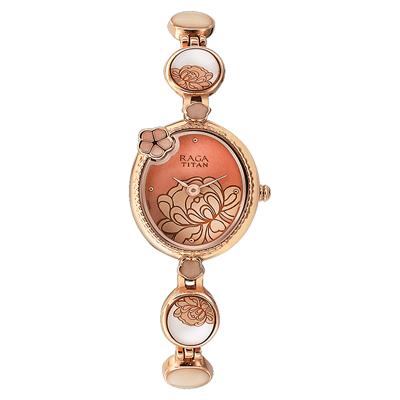 ساعت مچی عقربه ای زنانه تیتان مدل t2566wm01