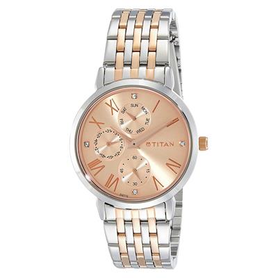 ساعت مچی عقربه ای زنانه تایتان مدل t2569km02