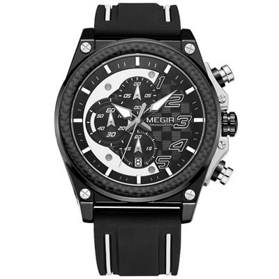 ساعت مچی عقربه ای مردانه مگیر مدل mn2051g bk 1n7