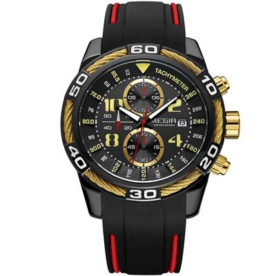 ساعت مچی عقربهای مردانه مگیر مدل mn2045g bk 1n3