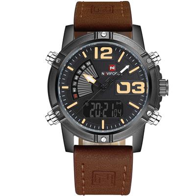 ساعت مچی عقربه ای مردانه نیوی فورس مدل nf9095bybn