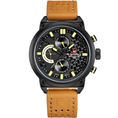ساعت مچی عقربه ای مردانه نیوی فورس مدل nf9068lbybn
