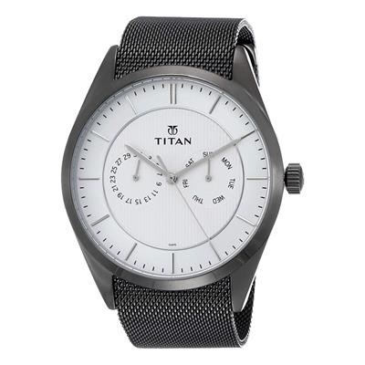 ساعت مچی عقربه ای مردانه تایتن مدل t90098qm01