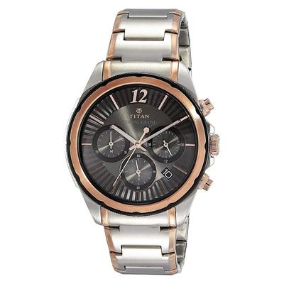 ساعت مچی عقربه ای مردانه تیتان مدل t1748km01