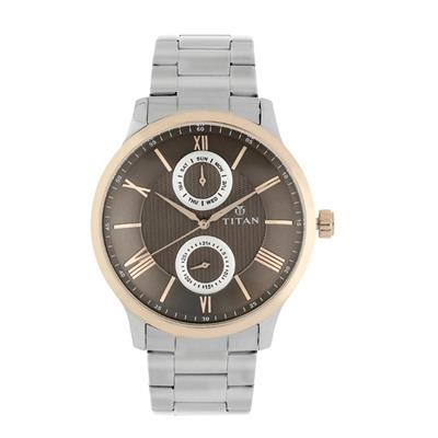 ساعت مچی عقربه ای مردانه تایتن مدل t90100km01