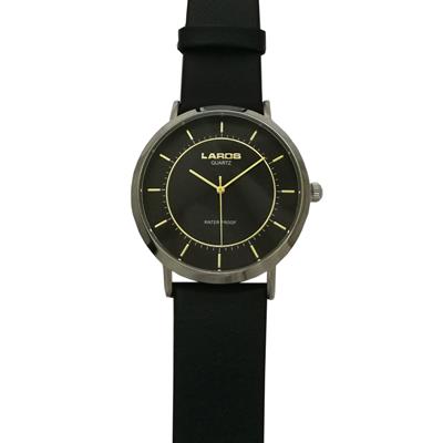 ساعت مچی عقربه ای مردانه چرمی لاروس مدل0917 80077 s