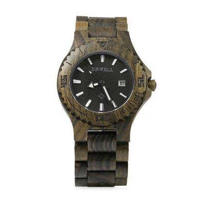 ساعت مچی عقربه ای چوبی مردانه بیول مدل rw85