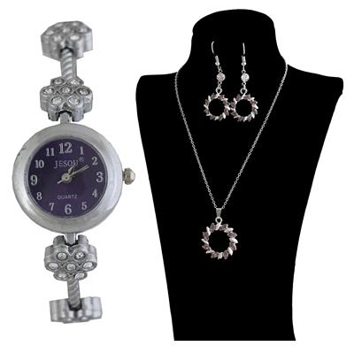 نیم ست جیسو مدل sw61 به همراه ساعت مچی جیسو مدل mw61