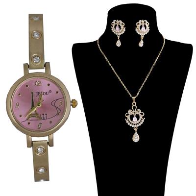 نیم ست جیسو مدل sw56 به همراه ساعت مچی جیسو مدل mw56