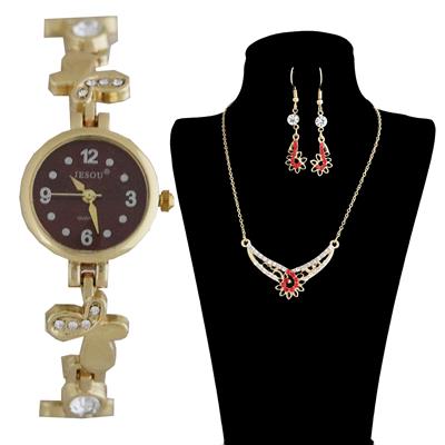 نیم ست جیسو مدل sw53 به همراه ساعت مچی جیسو مدل mw53