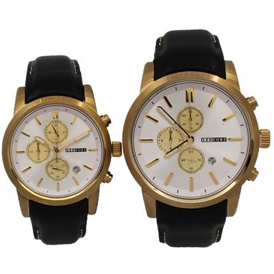 ست ساعت مچی عقربه ای مردانه و زنانه لدفورت مدل sk 0017