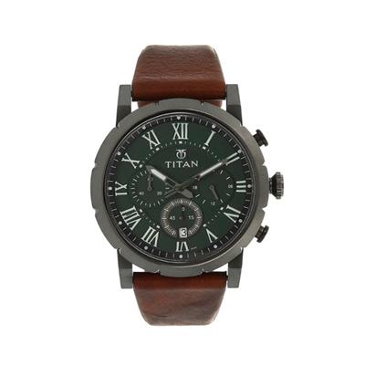 ساعت مچی عقربه ای مردانه تایتن مدل 90050ql01
