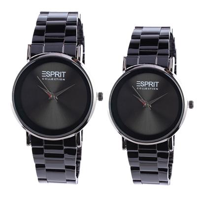 ست ساعت مچی عقربه ای زنانه و مردانه کد emw8