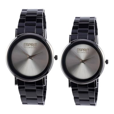 ست ساعت مچی عقربه ای زنانه و مردانه کد emw7