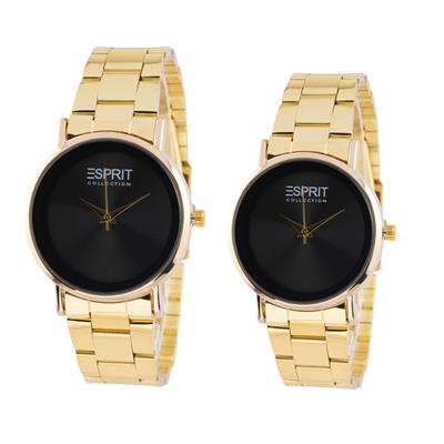 ست ساعت مچی عقربه ای زنانه و مردانه کد emw4