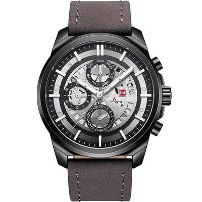 ساعت مچی عقربه ای مردانه نیوی فورس مدل nf9129m b w gy