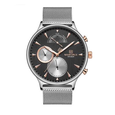 ساعت مچی عقربه ای مردانه نیوی فورس مدل nf 3010 sb