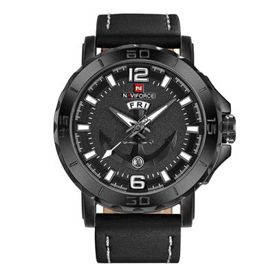 ساعت مچی عقربهای مردانه نیوی فورس کد nf9122m b w b